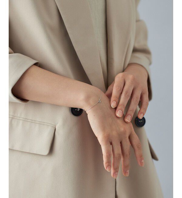 Jouete「K10WG ブレスレット ダイヤモンド ホースシュー」|ブレスレット・バングル|