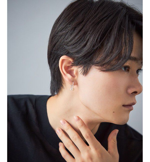 Jouete「[ダブルフェイス] イヤリング シャンパンクォーツ/クォーツ」|イヤリング|