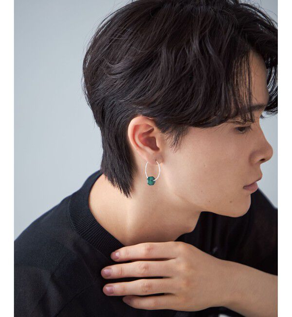 Jouete「ピアス マラカイト」|ピアス|