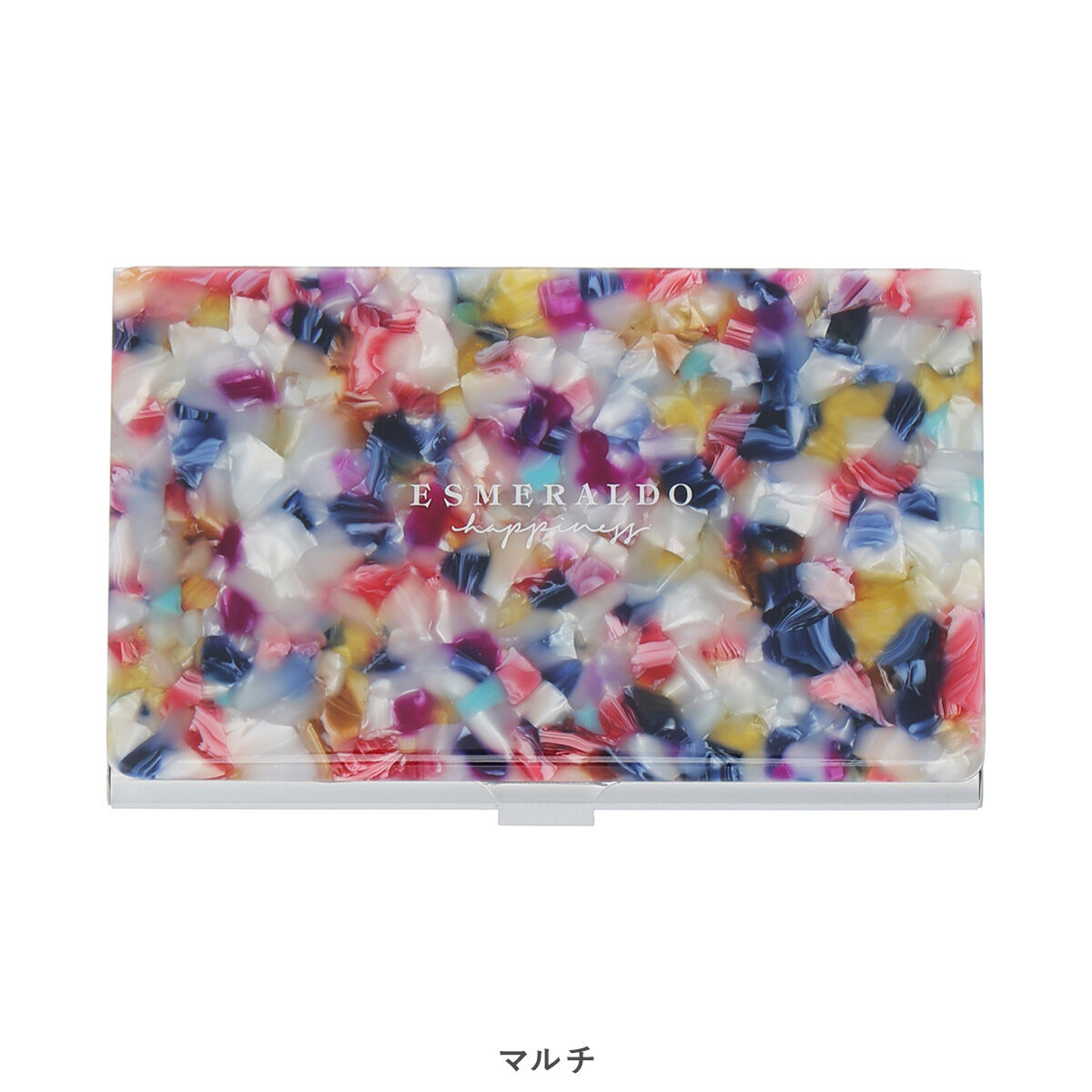  「ESMERALDO happiness エスメラルド・ハピネス スリムネームカードケース」|チャーム・キーホルダー|ﾏﾙﾁ