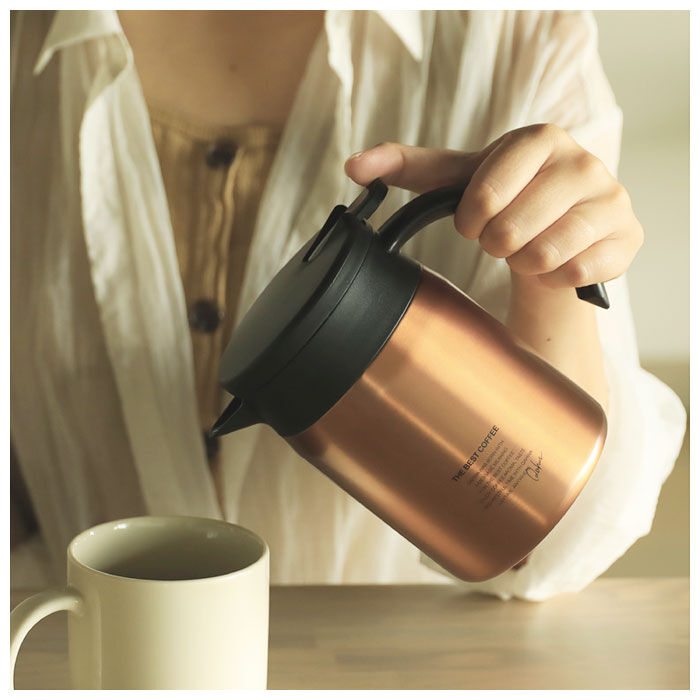 Qahwa「コーヒー サーバー 保温 通販 コーヒーポット コーヒーサーバー ステンレス おしゃれ 小さめ」|食器・キッチングッズ|