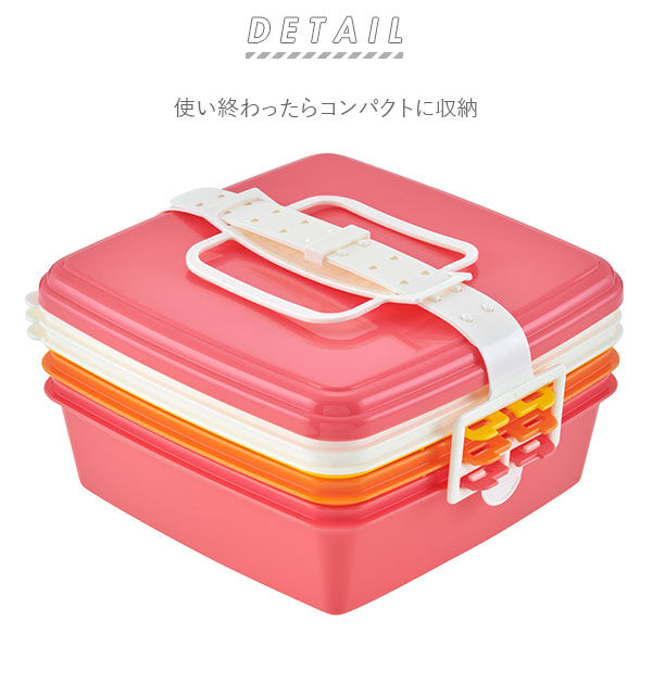 BACKYARD FAMILY「弁当箱 3段 大 通販 重箱 お重 3段 三段 スクエア型 角型 ランチボックス ランチBOX」|食器・キッチングッズ|