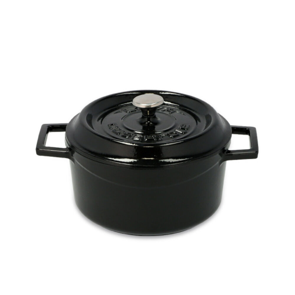 BACKYARD FAMILY「LAVA ラヴァ ラウンドキャセロール 20cm 通販 LV0078 LV0004 キャセロール」|食器・キッチングッズ|ブラック1