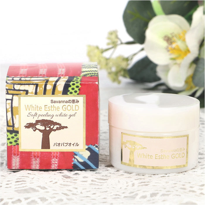 BACKYARD FAMILY「ピーリングジェル 通販 日本製 ホワイト エステ ゴールド(P) 洗い流しタイプ 50g汚れオフ」|フェイスマスク・パック|
