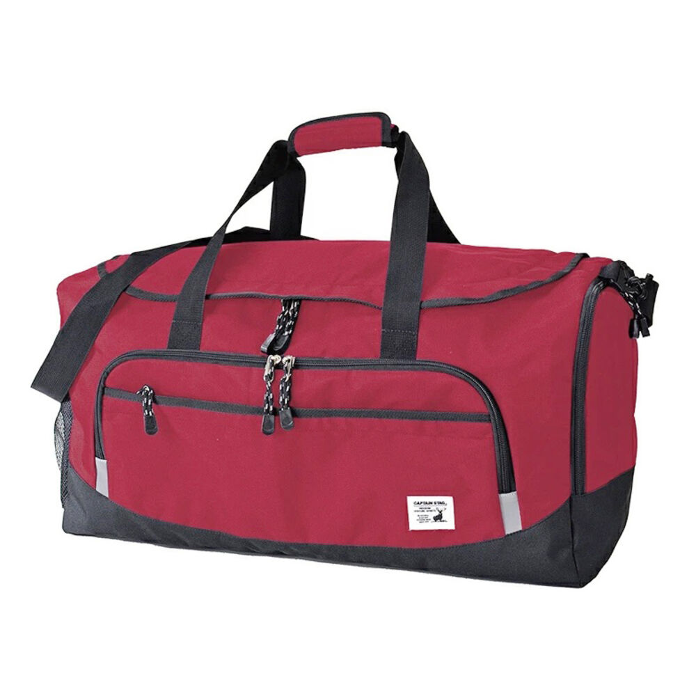 BACKYARD FAMILY「CAPTAIN STAG キャプテンスタッグ スポーツバッグ 大容量 通販 ボストンバッグ」|ボストンバッグ|レッド1