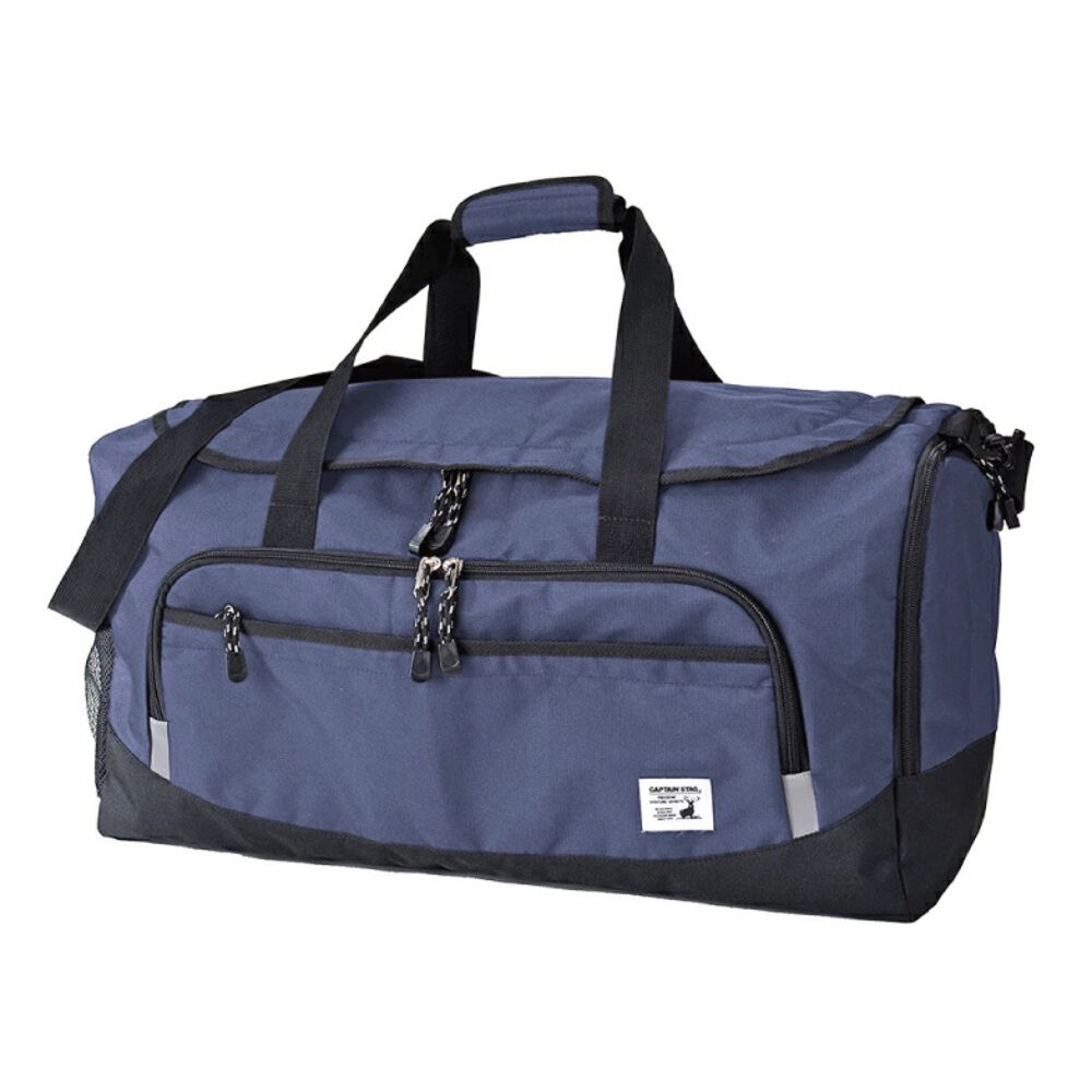 BACKYARD FAMILY「CAPTAIN STAG キャプテンスタッグ スポーツバッグ 大容量 通販 ボストンバッグ」|ボストンバッグ|ブルー1