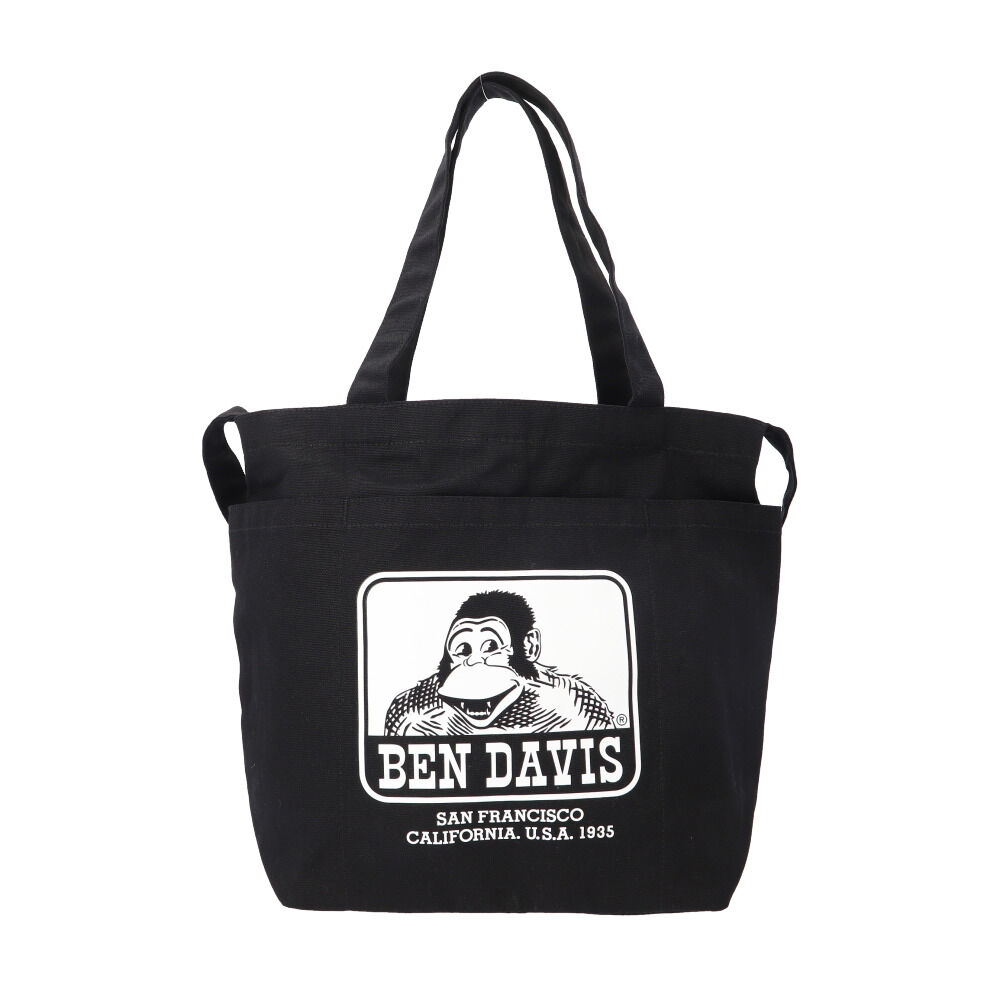 BACKYARD FAMILY「ベンデイビス BEN DAVIS トートバッグ BDW-8387 通販 ショルダーバッグ」|トートバッグ|ブラック1