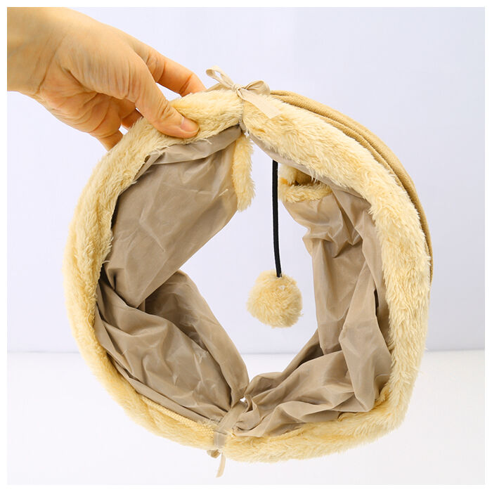 BACKYARD FAMILY「猫 トンネル 通販 おもちゃ 一人遊び 玩具 猫用 ねこ ネコ モコモコ 折りたたみ コンパクト」|その他|