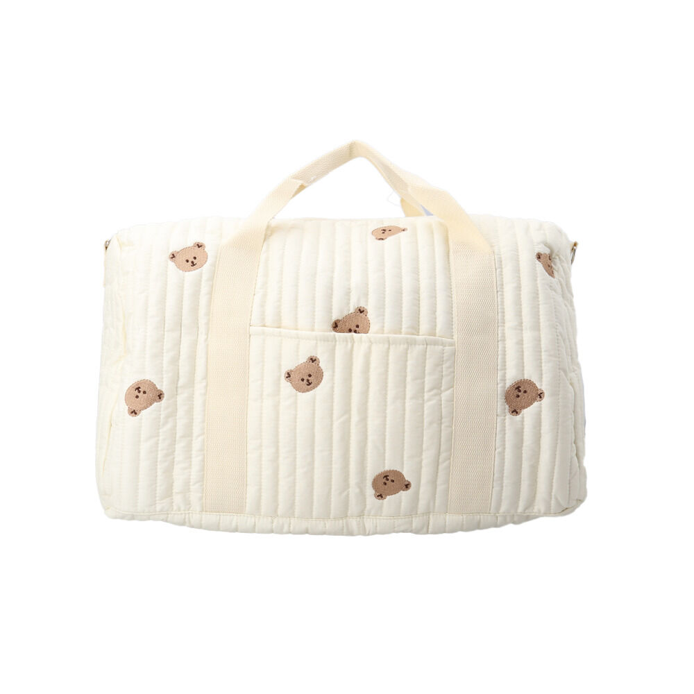 BACKYARD FAMILY「マザーズバッグ ショルダー 通販 ボストンバッグ レディース ヌビバッグ マザーズ バッグ」|ボストンバッグ|ホワイト1