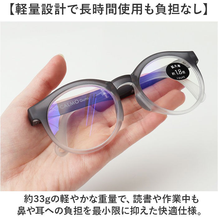 BACKYARD FAMILY「メガネ型ルーペ 通販 眼鏡型拡大鏡 折りたたみメガネ 拡大鏡 折りたたみ 拡大ルーペ メガネタイプ」|メガネ|