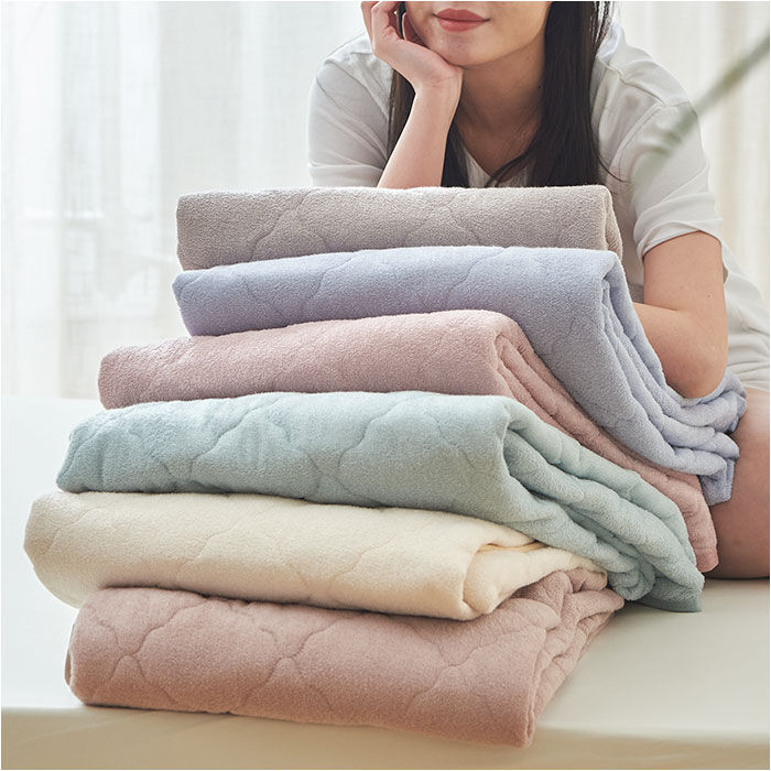 BACKYARD FAMILY「敷きパッド パイル生地 通販 敷パッド 敷パット パイル地シーツ ベッドパット ベッドパッド」|ブランケット|