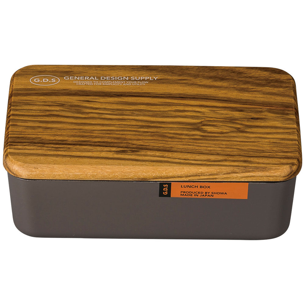BACKYARD FAMILY「弁当箱 一段 通販 日本製 国産 ランチボックス 木蓋 お弁当箱 600ml 1段 定番 おしゃれ」|食器・キッチングッズ|グレー1