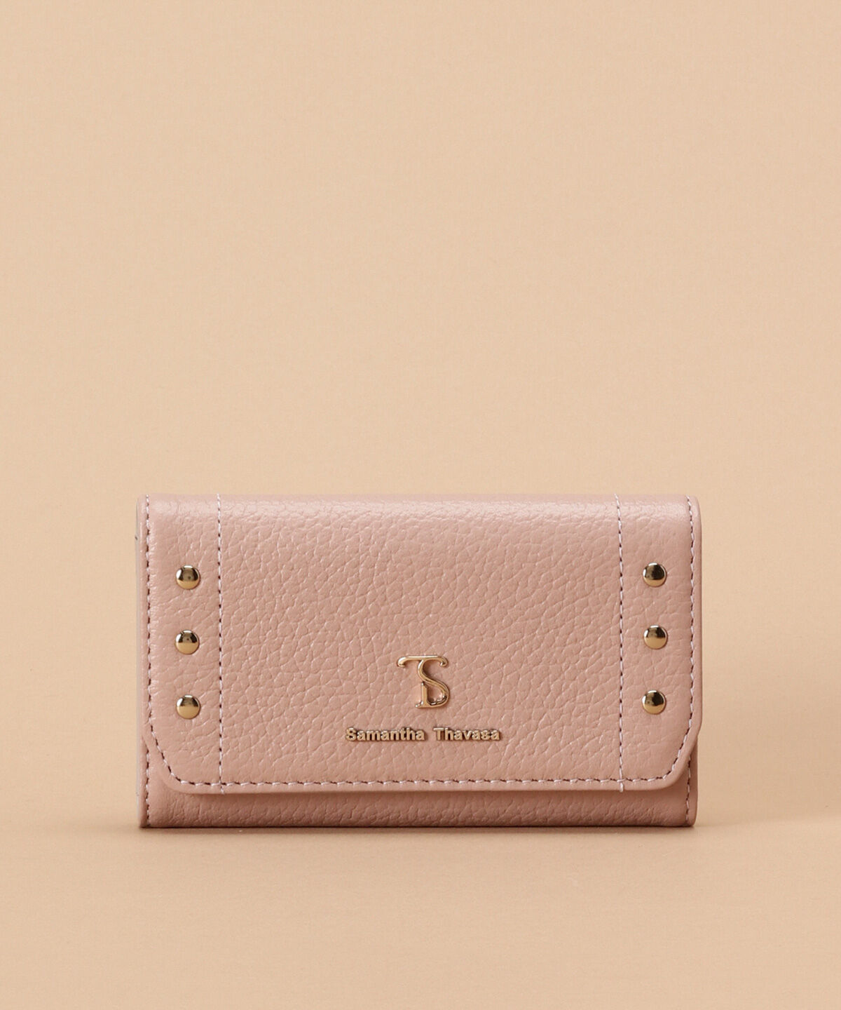 Samantha Thavasa「サイドスタッズ キーケース」|キーケース|ﾋﾟﾝｸﾍﾞｰｼﾞｭ
