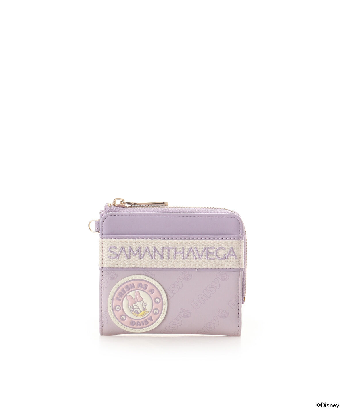 Samantha Vega「「ミッキーマウス＆フレンズ」折財布（デイジーダック）」|財布|ラベンダー