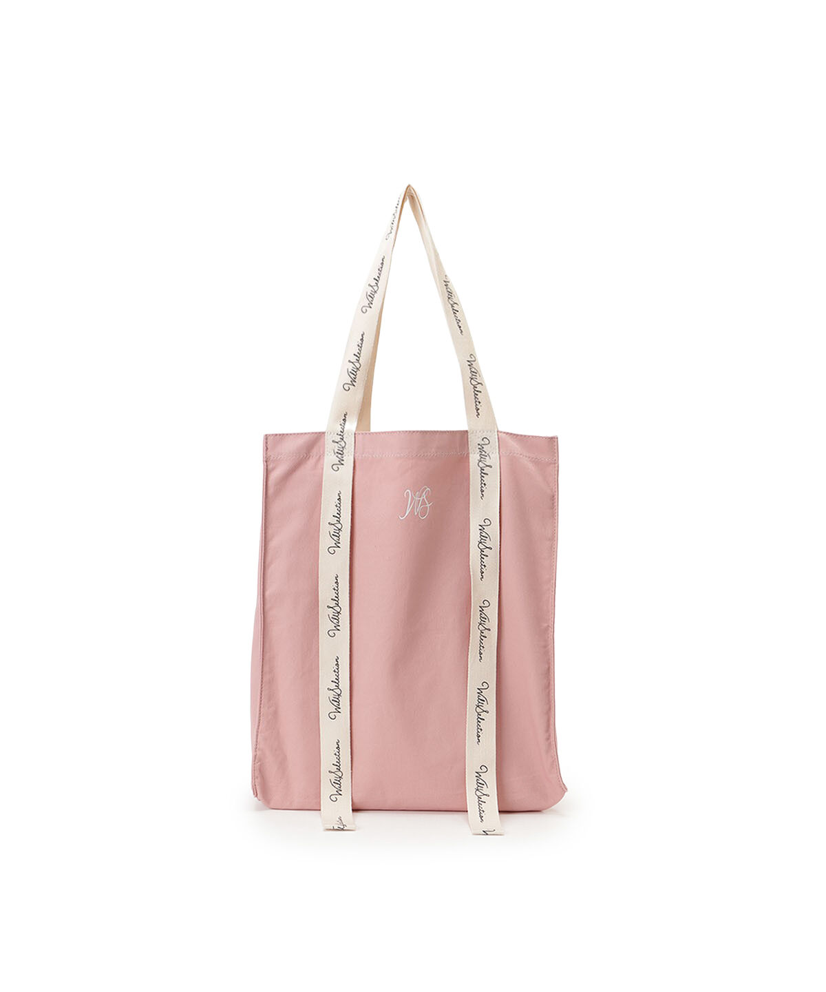 WILLSELECTION「ロゴテープキャンバストート」|トートバッグ|ピンク