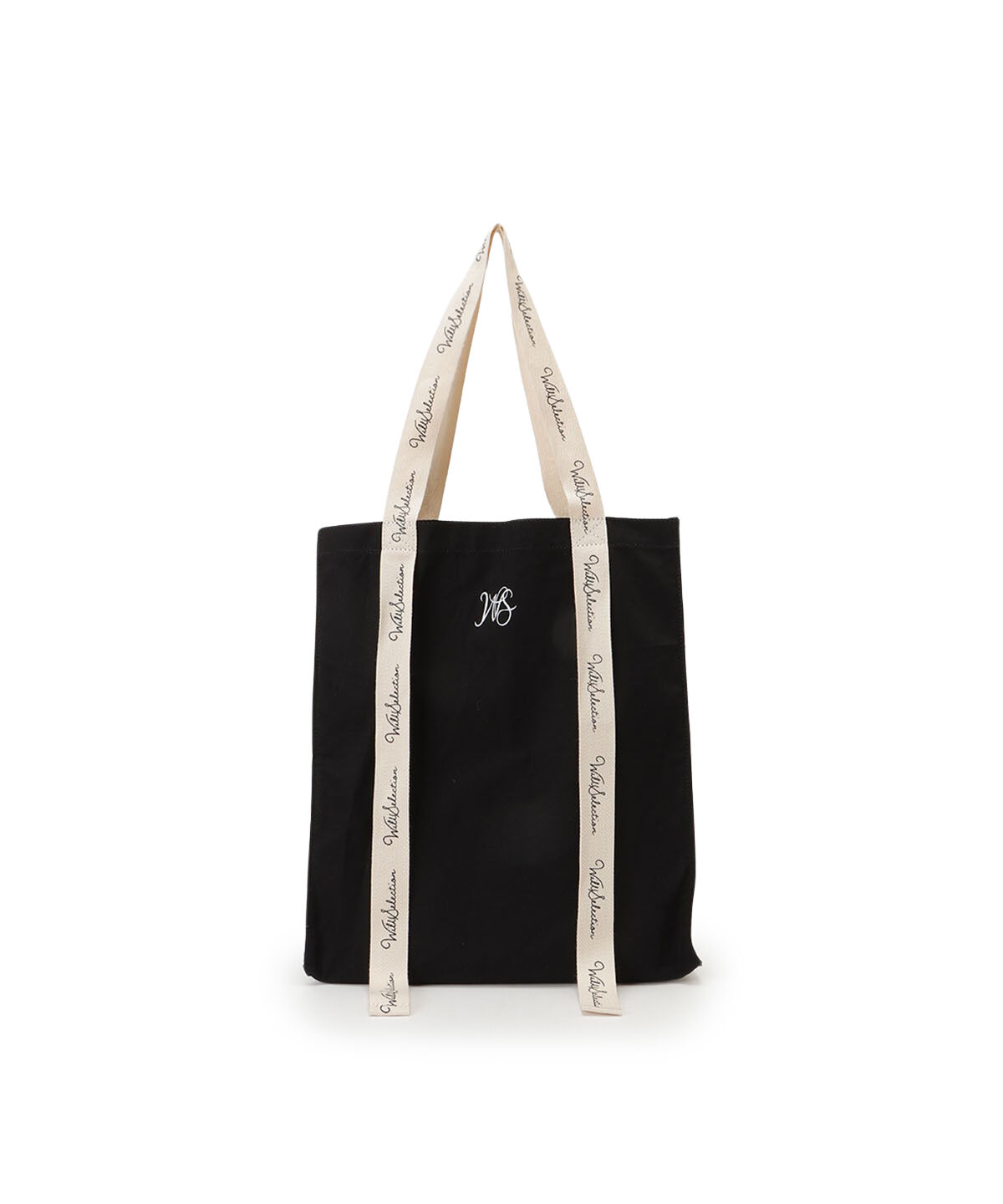 WILLSELECTION「ロゴテープキャンバストート」|トートバッグ|ブラック