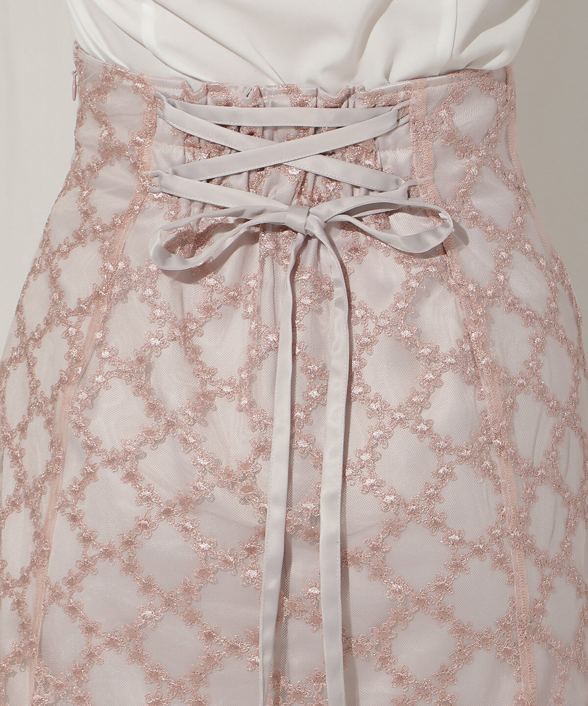 WILLSELECTION「エンブロイダリーチュールソフトマーメイドスカート」|フレア|