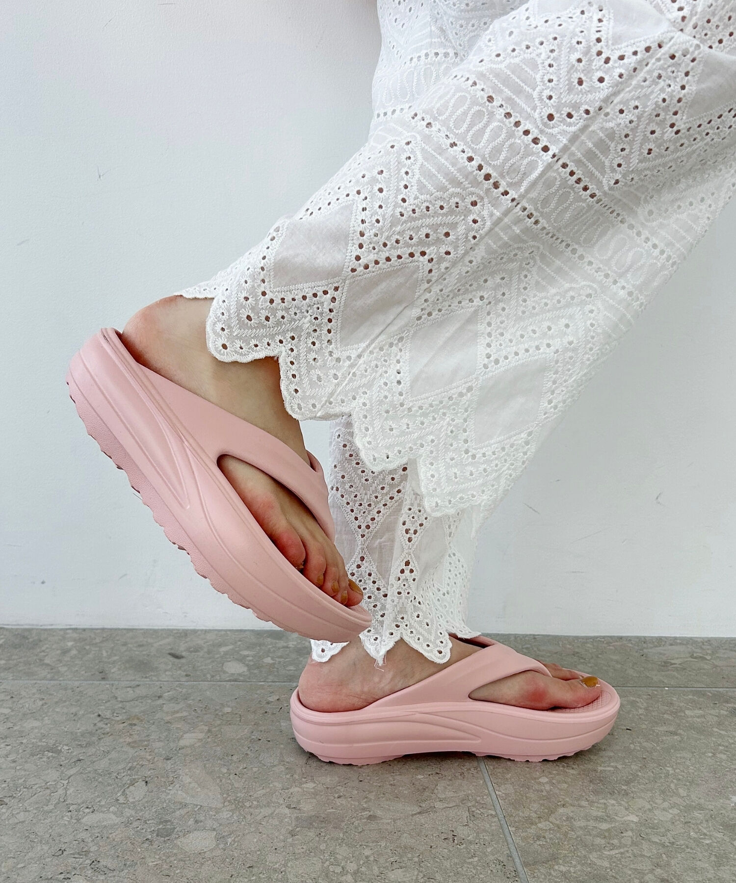 ORiental TRaffic「【リカバリーサンダル】●大人気アイテム●厚底EVAトングサンダル/OT3226 厚底 トング サンダル 」|サンダル|