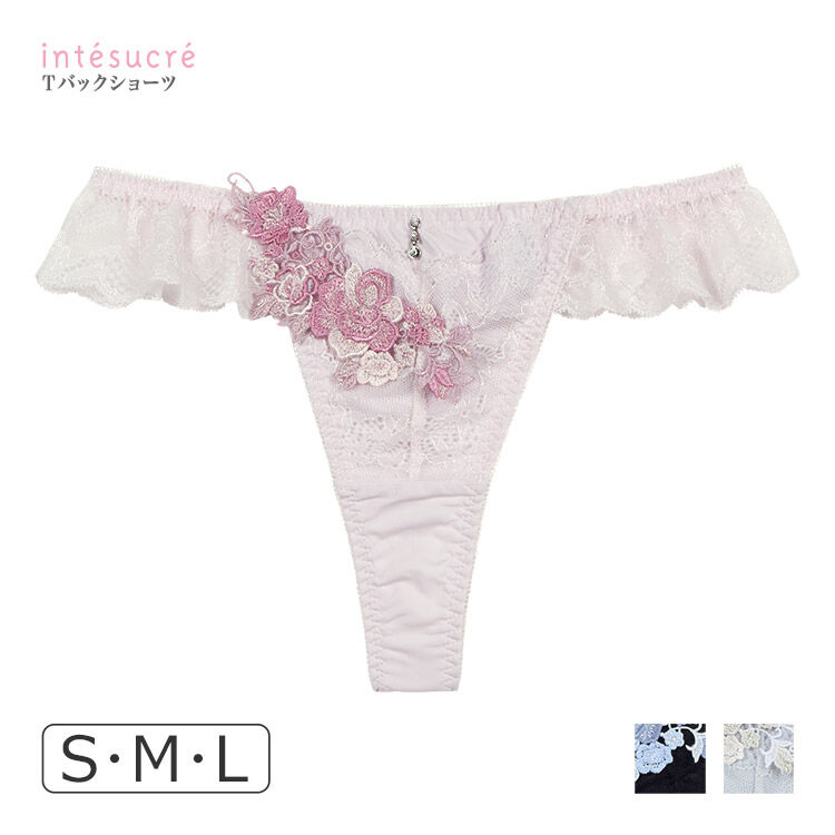 intesucre「アンテシュクレ 毎日フィットブラ IBT383Sペア Ｔバックショーツ S-L IST383」|インナー|