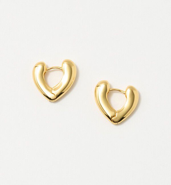 UNITED ARROWS「ハート フープ ピアス」|ピアス|GOLD