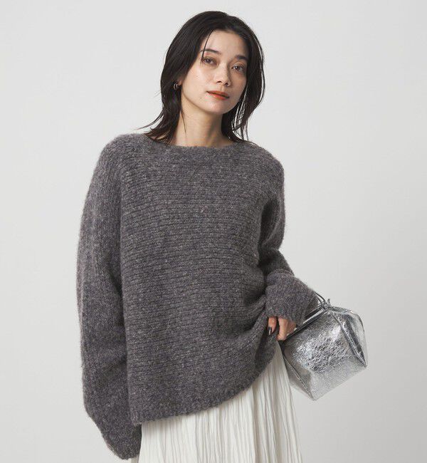 UNITED ARROWS green label relaxing「＜SEASONAL COLLECTION＞ローゲージ ニット プルオーバー」|ニット・セーター|DK.GRAY