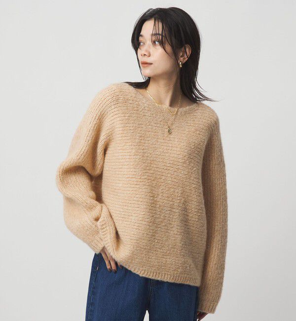 UNITED ARROWS green label relaxing「＜SEASONAL COLLECTION＞ローゲージ ニット プルオーバー」|ニット・セーター|BEIGE