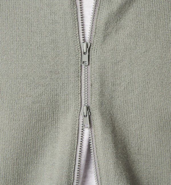 STEVEN ALAN「＜Steven Alan＞ ブラッシュド CTN/PE ドライバーズ ニット ブルゾン」|カーディガン|