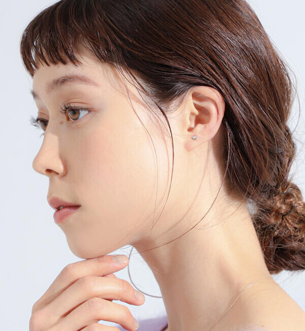 Ray BEAMS 「Ray BEAMS / K10 ハート ピアス」|ピアス|GOLD