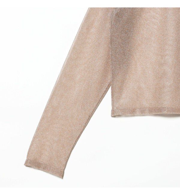 Demi-Luxe BEAMS 「BAUM UND PFERDGARTEN / グリッター ニットカーディガン」|ニット・セーター|