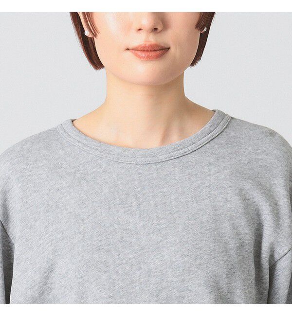 Ray BEAMS 「ギャザー キリカエ スウェット クルーネック トップス」|スウェット・ジャージ|