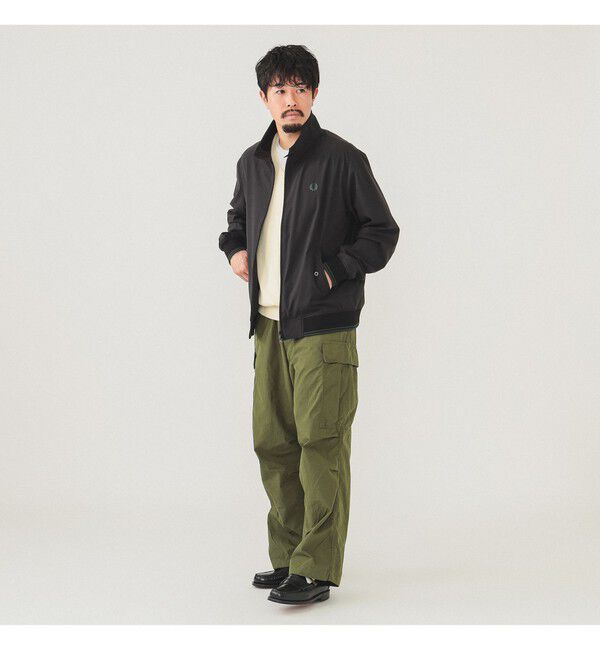 BEAMS「【別注】FRED PERRY / ハリントンジャケット 25SS」|ブルゾン・スタジャン|