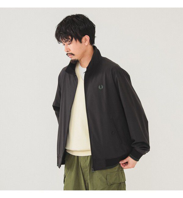 BEAMS「【別注】FRED PERRY / ハリントンジャケット 25SS」|ブルゾン・スタジャン|