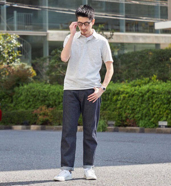 SHIPS「【WEB限定】SHIPS: 吸水速乾・UVケア Drymix（R）ワンポイントロゴ レギュラーカラー ポロシャツ」|ポロシャツ|