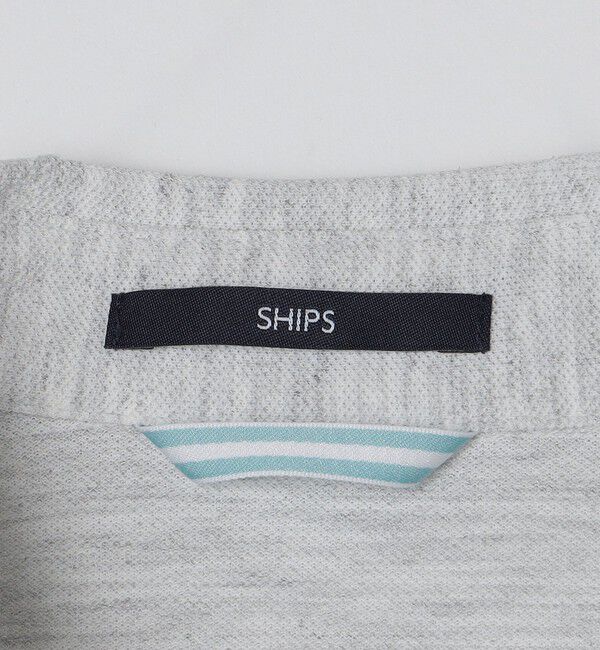 SHIPS「【WEB限定】SHIPS: 吸水速乾・UVケア Drymix（R）ワンポイントロゴ レギュラーカラー ポロシャツ」|ポロシャツ|