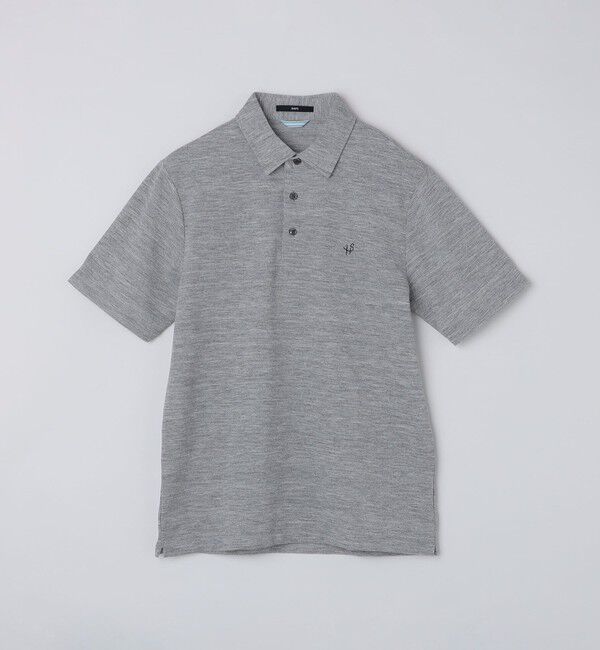 SHIPS「【WEB限定】SHIPS: 吸水速乾・UVケア Drymix（R）ワンポイントロゴ レギュラーカラー ポロシャツ」|ポロシャツ|