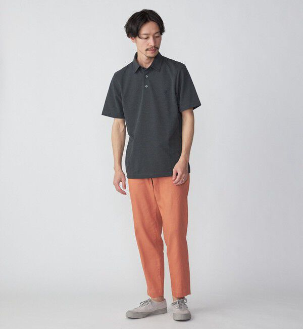 SHIPS「【WEB限定】SHIPS: 吸水速乾・UVケア Drymix（R）ワンポイントロゴ レギュラーカラー ポロシャツ」|ポロシャツ|