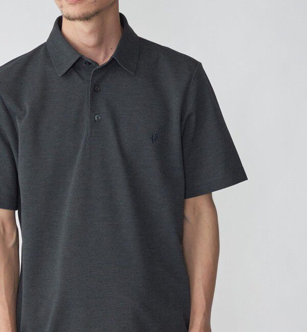 SHIPS「【WEB限定】SHIPS: 吸水速乾・UVケア Drymix（R）ワンポイントロゴ レギュラーカラー ポロシャツ」|ポロシャツ|