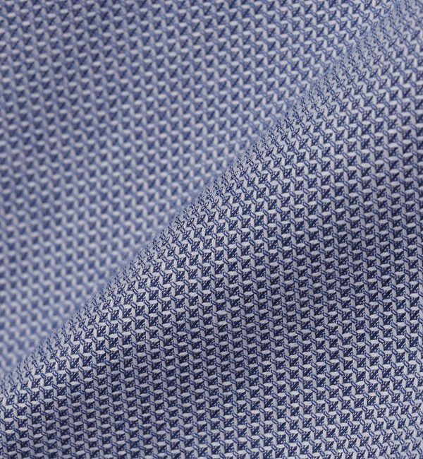 SHIPS「SHIPS: カラミ織り ボタンダウン 無地 半袖 シャツ」|シャツ・ブラウス|