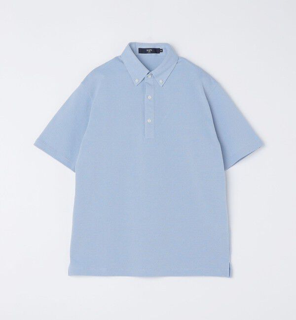 SHIPS Colors 「SHIPS Colors: 〈吸水速乾〉カノコ ボタンダウン 半袖 ポロシャツ」|ポロシャツ|