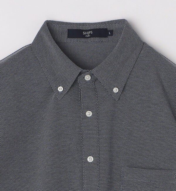 SHIPS Colors 「SHIPS Colors: 〈吸水速乾〉カノコ ボタンダウン 半袖 ポロシャツ」|ポロシャツ|
