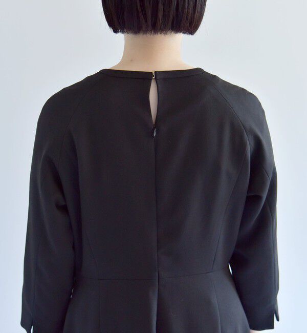 quaranciel「quaranciel:〈洗濯機可能〉クルーネック フレア ワンピース」|ワンピース|