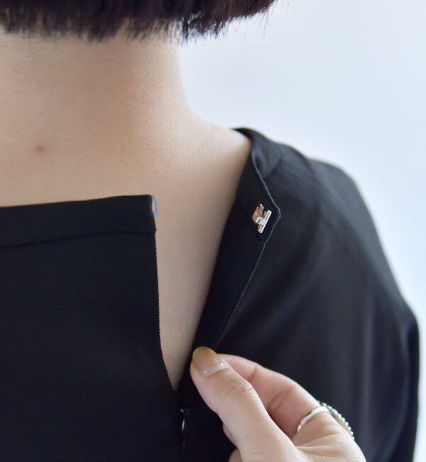 quaranciel「quaranciel:〈洗濯機可能〉クルーネック フレア ワンピース」|ワンピース|