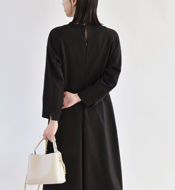 quaranciel「quaranciel:〈洗濯機可能〉クルーネック フレア ワンピース」|ワンピース|