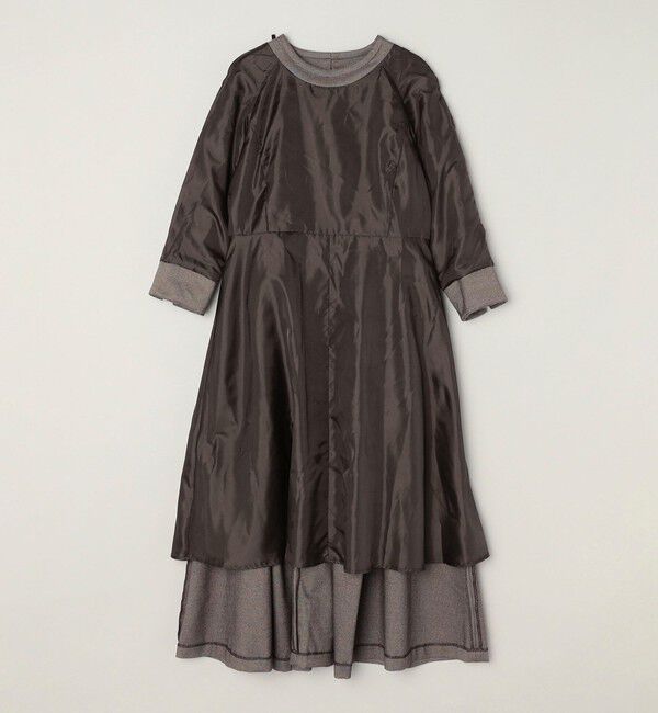 quaranciel「quaranciel:〈洗濯機可能〉クルーネック フレア ワンピース」|ワンピース|