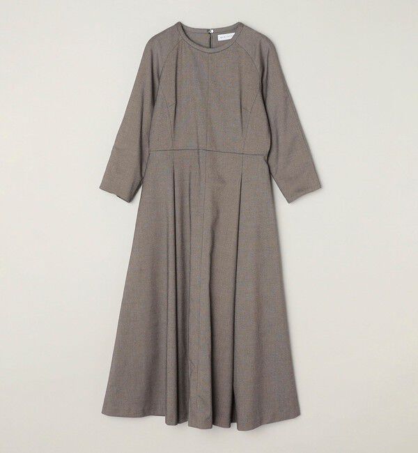 quaranciel「quaranciel:〈洗濯機可能〉クルーネック フレア ワンピース」|ワンピース|