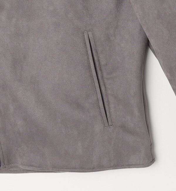 SHIPS any「SHIPS any: フェイク スエード (ポリエステル) ダブルライダース ジャケット◇」|ライダースジャケット|