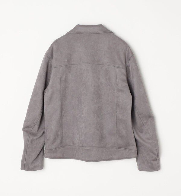 SHIPS any「SHIPS any: フェイク スエード (ポリエステル) ダブルライダース ジャケット◇」|ライダースジャケット|