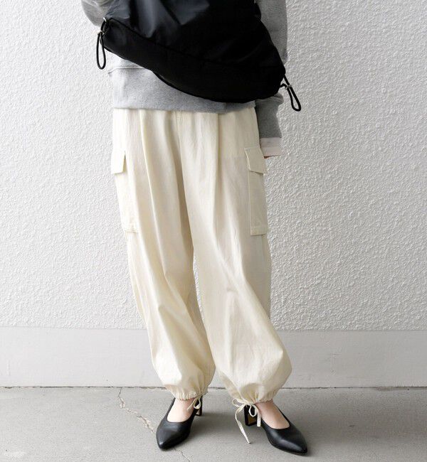 SHIPS any「SHIPS any:〈洗濯機可能〉オーバーダイ イージー カーゴパンツ」|カーゴ|