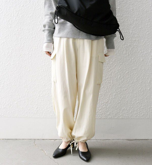 SHIPS any「SHIPS any:〈洗濯機可能〉オーバーダイ イージー カーゴパンツ」|カーゴ|