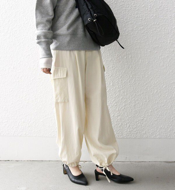 SHIPS any「SHIPS any:〈洗濯機可能〉オーバーダイ イージー カーゴパンツ」|カーゴ|